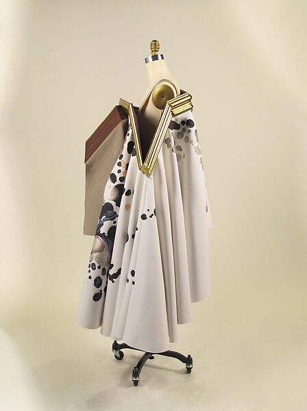 Dress, Viktor &amp; Rolf (Dutch, founded 1993), synthetic, cotton, wood, Dutch