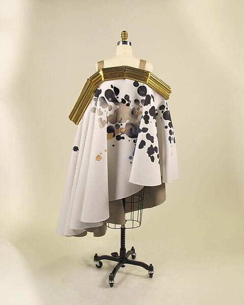 Dress, Viktor &amp; Rolf (Dutch, founded 1993), synthetic, cotton, wood, Dutch
