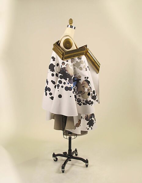 Dress, Viktor &amp; Rolf (Dutch, founded 1993), synthetic, cotton, wood, Dutch