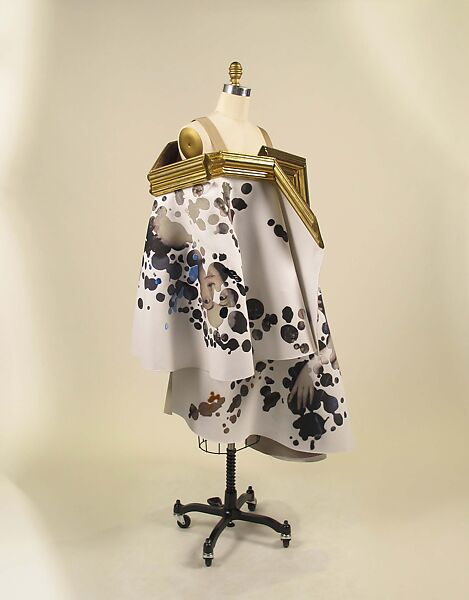 Dress, Viktor &amp; Rolf (Dutch, founded 1993), synthetic, cotton, wood, Dutch