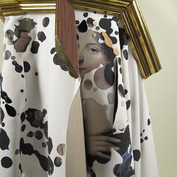 Dress, Viktor &amp; Rolf (Dutch, founded 1993), synthetic, cotton, wood, Dutch