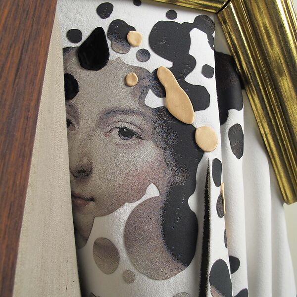 Dress, Viktor &amp; Rolf (Dutch, founded 1993), synthetic, cotton, wood, Dutch