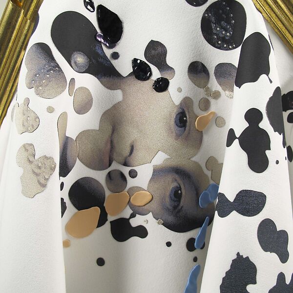 Dress, Viktor &amp; Rolf (Dutch, founded 1993), synthetic, cotton, wood, Dutch