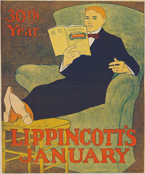 Lippincott's, January, Joseph J. Gould, Jr. (American, 1880–1935), Lithograph