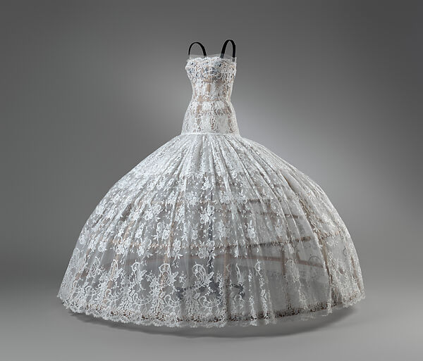 Ball gown, Dolce &amp; Gabbana (Italian, founded 1985), silk, cotton, metal, synthetic, Italian