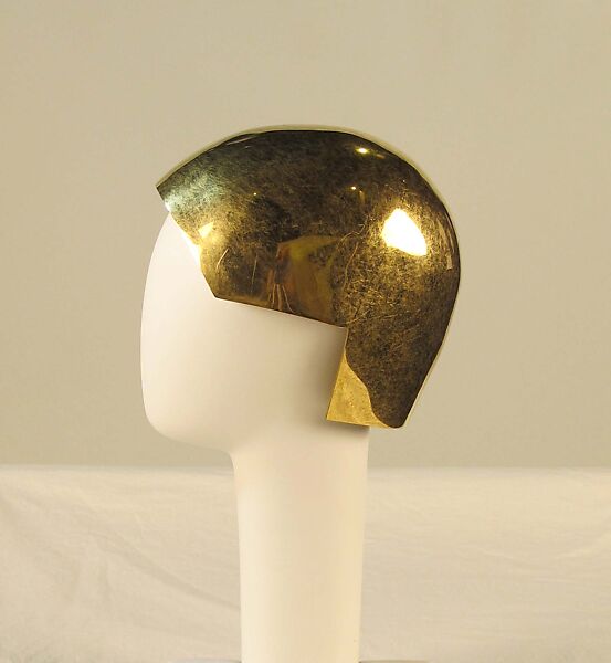 Ensemble, Alexander McQueen (British, founded 1992), (a) silk, horsehair, synthetic, metal; (b, c) synthetic, snakeskin, metal; (d) metal, British