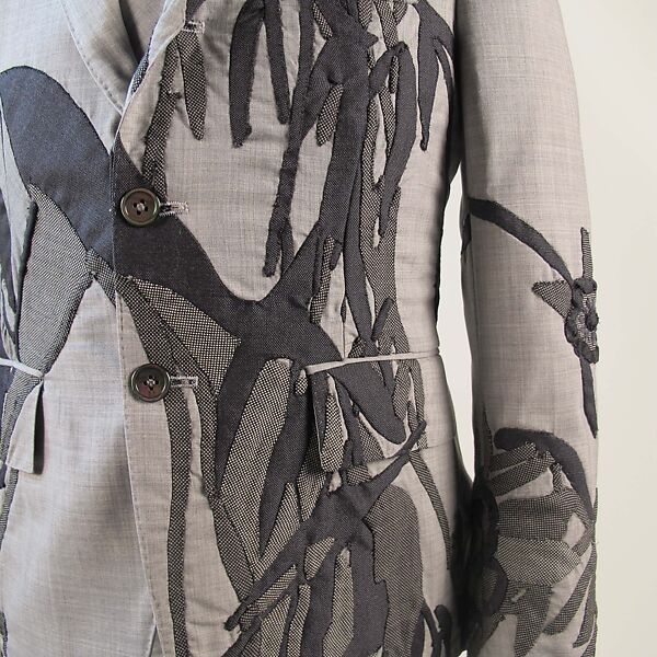 Ensemble, Thom Browne (American, born 1965), wool, cotton, silk, wood, mother-of-pearl, leather, metal, American