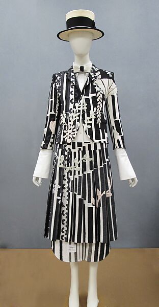 Ensemble, Thom Browne (American, born 1965), wool, cotton, leather, metal, American