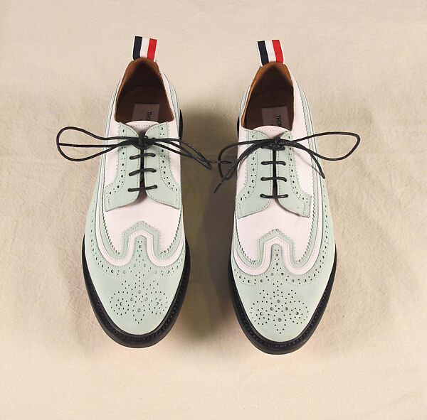 Ensemble, Thom Browne (American, born 1965), wool, cotton, leather, metal, American