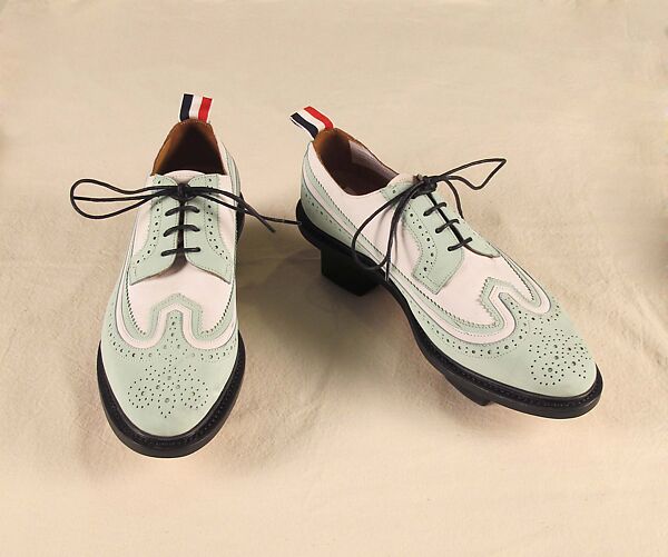 Ensemble, Thom Browne (American, born 1965), wool, cotton, leather, metal, American