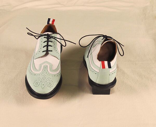 Ensemble, Thom Browne (American, born 1965), wool, cotton, leather, metal, American