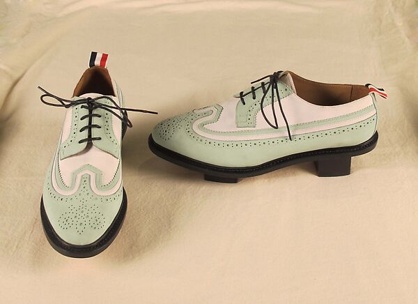 Ensemble, Thom Browne (American, born 1965), wool, cotton, leather, metal, American