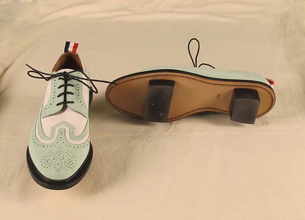 Ensemble, Thom Browne (American, born 1965), wool, cotton, leather, metal, American