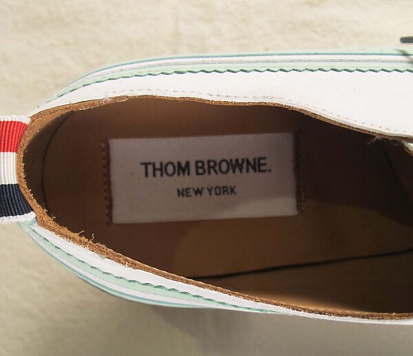 Ensemble, Thom Browne (American, born 1965), wool, cotton, leather, metal, American