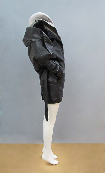 Dress, Viktor &amp; Rolf (Dutch, founded 1993), cotton, leather, Dutch