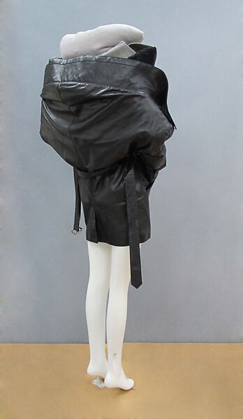 Dress, Viktor &amp; Rolf (Dutch, founded 1993), cotton, leather, Dutch