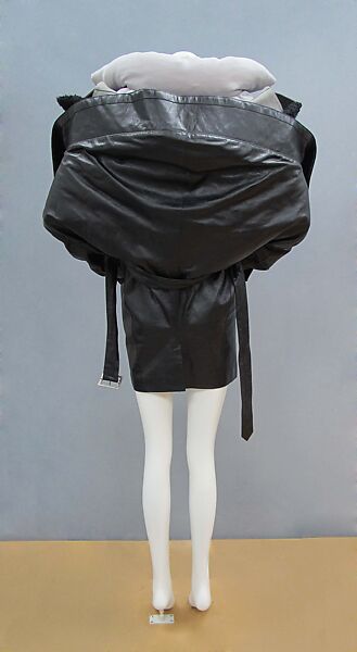 Dress, Viktor &amp; Rolf (Dutch, founded 1993), cotton, leather, Dutch