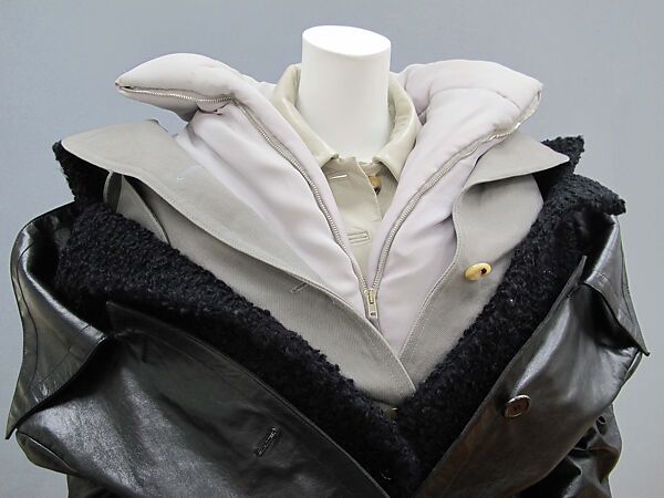 Dress, Viktor &amp; Rolf (Dutch, founded 1993), cotton, leather, Dutch