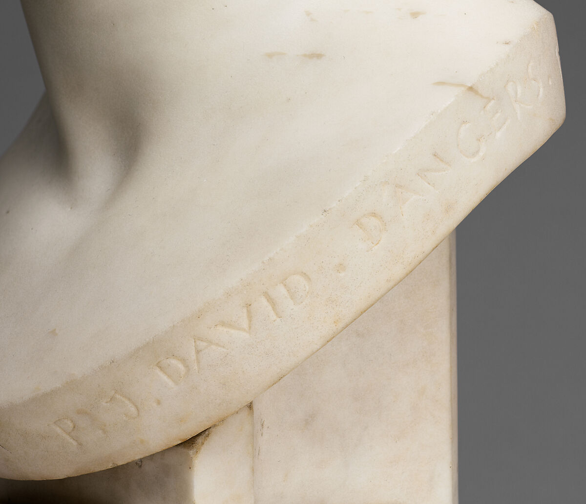 Ann Buchan Robinson  (1792–1853), Pierre Jean David d'Angers (French, Angers 1788–1856 Paris), Marble, French