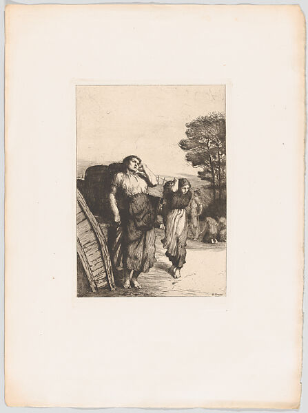 Potato Lifting, from "The Portfolio", William Strang (British, Dumbarton, Scotland 1859–1921 Bournemouth), Etching; final state 