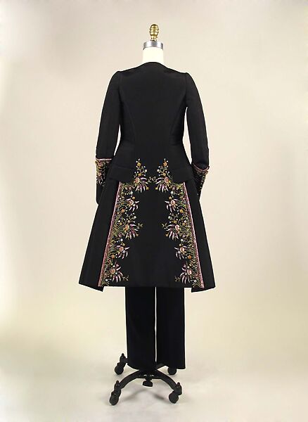 Ensemble, House of Dior (French, founded 1946), silk, wool, cotton, leather, metal, glass, French
