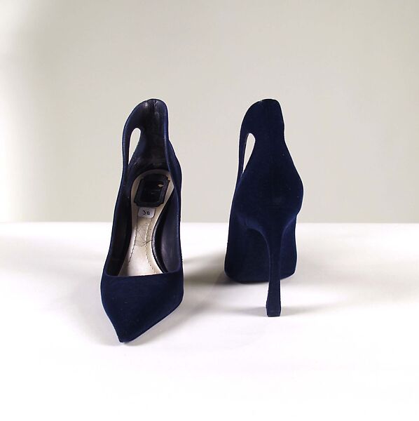 Ensemble, House of Dior (French, founded 1946), silk, wool, cotton, leather, metal, glass, French