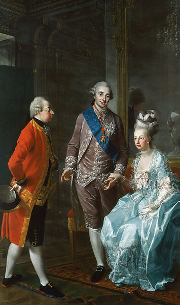 Image of King Louis XVI of France, costume of 1776 with sash