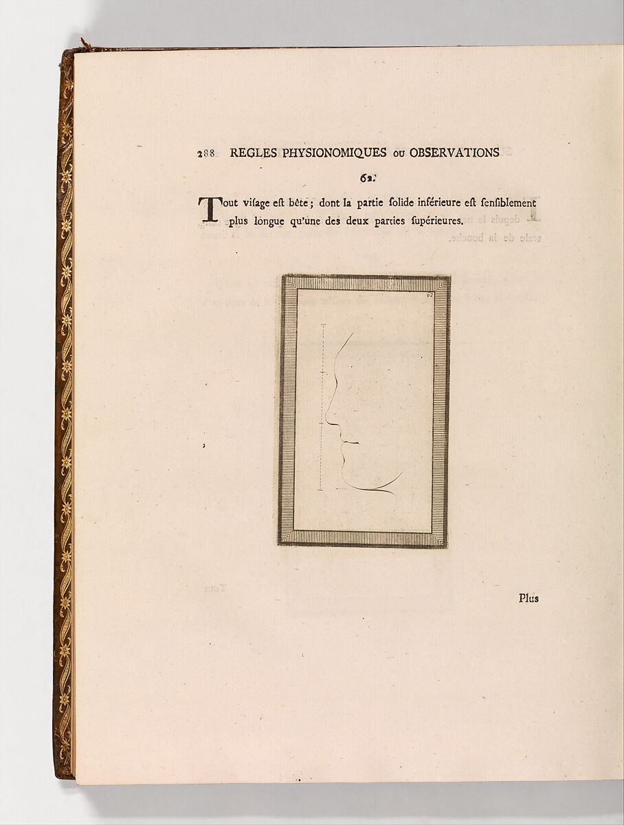 Essay on Physiognomy (Essai sur la Physiognomie Destiné à Faire Connoître l'Homme & à le faire Aimer, par Jean Gaspard Lavater, Citoyen de Zurich et Ministre du St. Evangile), Johann Caspar Lavater (Swiss, Zurich 1741–1801 Zurich), Etching and engraving 