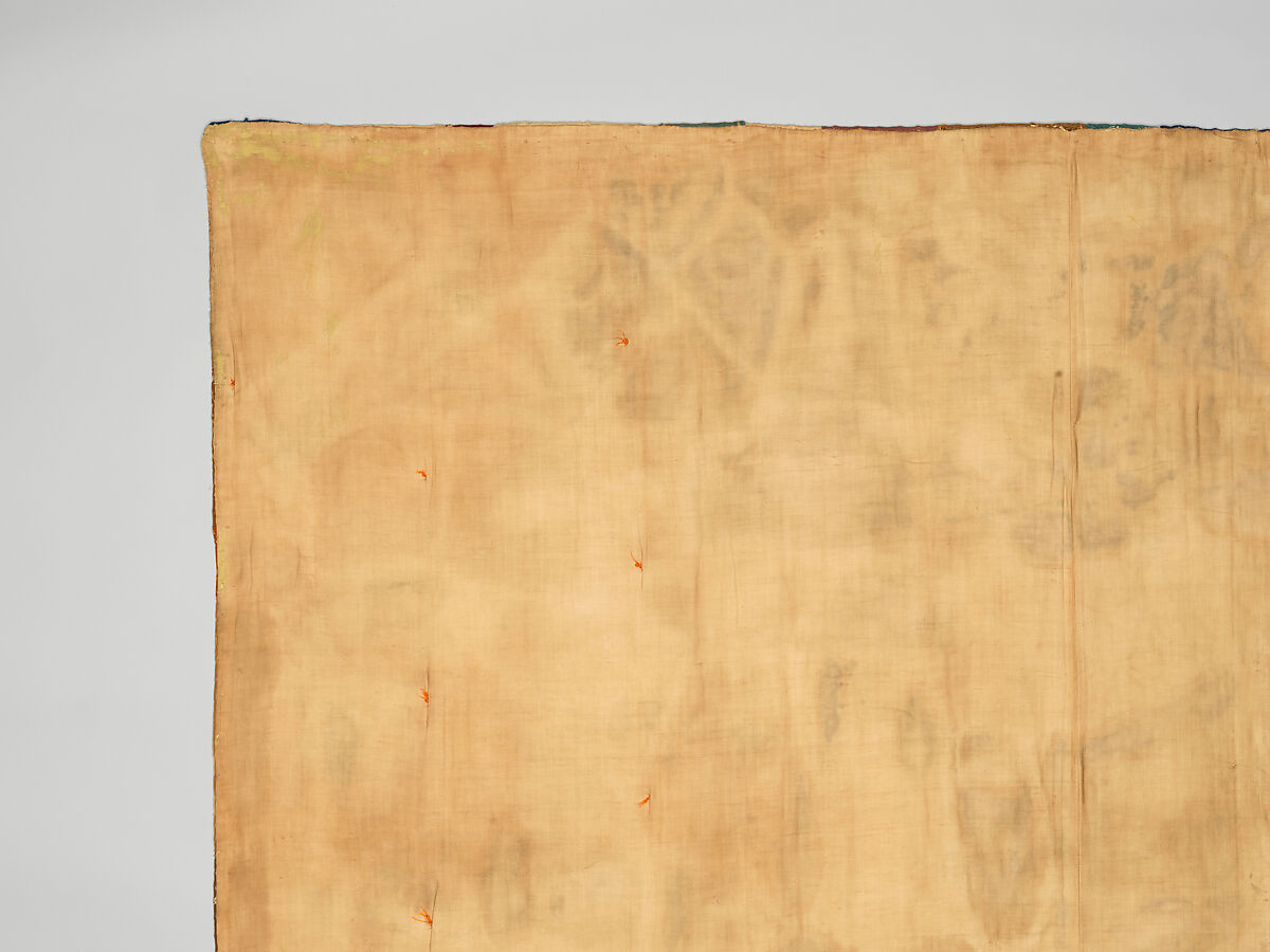 Crazy Quilt, Unknown, Wool with wool and silk embroidery, American