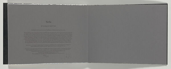 Varsha, Ranjani Shettar (Indian, born Bangalore, 1977), Artist's book