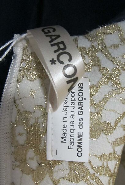 Ensemble, Comme des Garçons (Japanese, founded 1969), polyester, nylon, plastic (polyvinyl chloride), silk, rayon, metal, Japanese