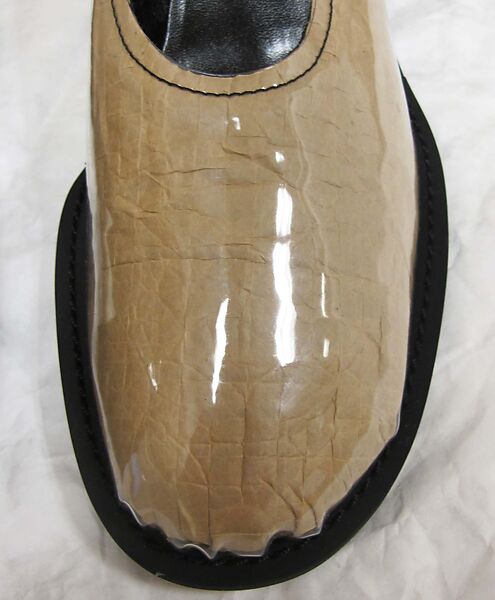 Ensemble, Comme des Garçons (Japanese, founded 1969), polyester, nylon, plastic (polyvinyl chloride), silk, rayon, metal, Japanese