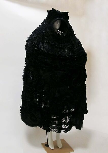 Ensemble, Comme des Garçons (Japanese, founded 1969), polyester, nylon, cotton, silk, plastic (polyvinyl chloride), Japanese