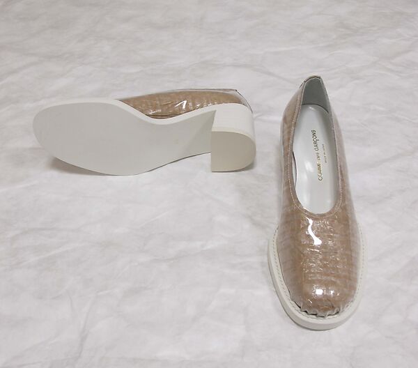 Ensemble, Comme des Garçons (Japanese, founded 1969), polyester, nylon, cotton, silk, plastic (polyvinyl chloride), Japanese