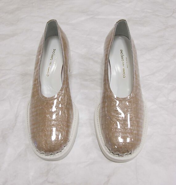 Ensemble, Comme des Garçons (Japanese, founded 1969), polyester, nylon, cotton, silk, plastic (polyvinyl chloride), Japanese