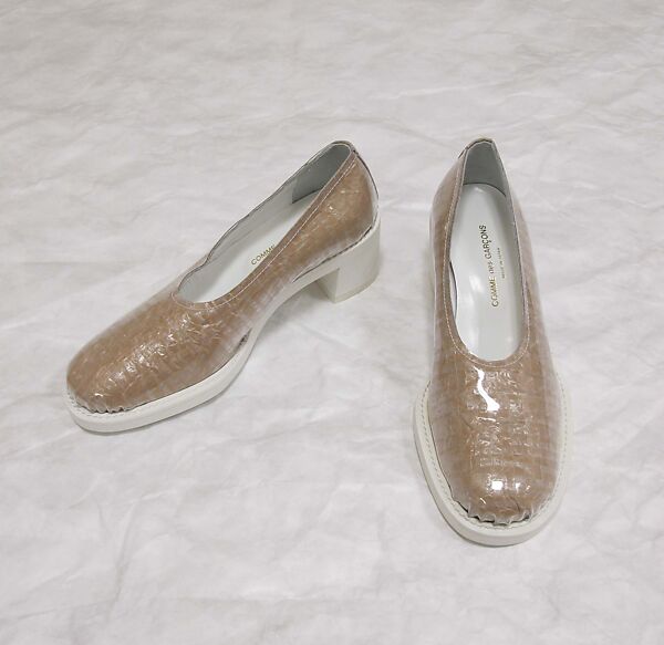 Ensemble, Comme des Garçons (Japanese, founded 1969), polyester, nylon, cotton, silk, plastic (polyvinyl chloride), Japanese