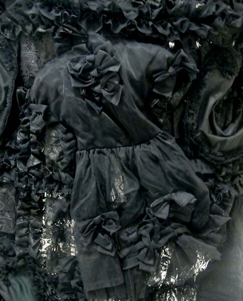 Ensemble, Comme des Garçons (Japanese, founded 1969), polyester, nylon, cotton, silk, plastic (polyvinyl chloride), Japanese