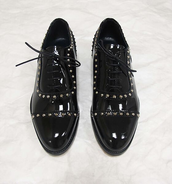 Ensemble, Junya Watanabe (Japanese, born 1961), wool, polyester, plastic (polyurethane, polyvinyl chloride), nylon, cotton, mother-of-pearl, Japanese