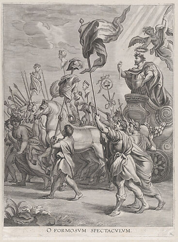Plate 31: The triumph of Scipio Africanus; from Guillielmus Becanus's 'Serenissimi Principis Ferdinandi, Hispaniarum Infantis...'