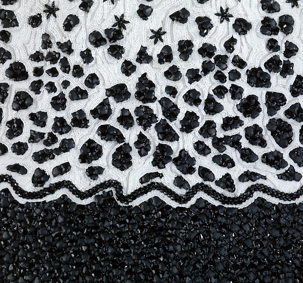 Ensemble, House of Chanel (French, founded 1910), silk, glass, plastic, metal, French