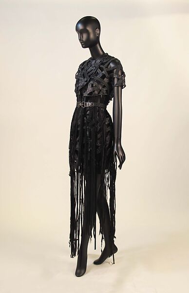 Ensemble, Rodarte (American, founded 2005), leather, wool, silk, metal, synthetic, American