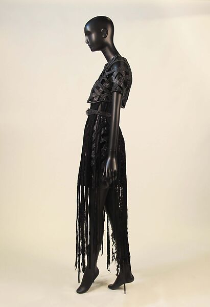 Ensemble, Rodarte (American, founded 2005), leather, wool, silk, metal, synthetic, American