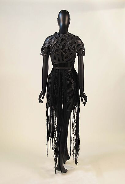 Ensemble, Rodarte (American, founded 2005), leather, wool, silk, metal, synthetic, American