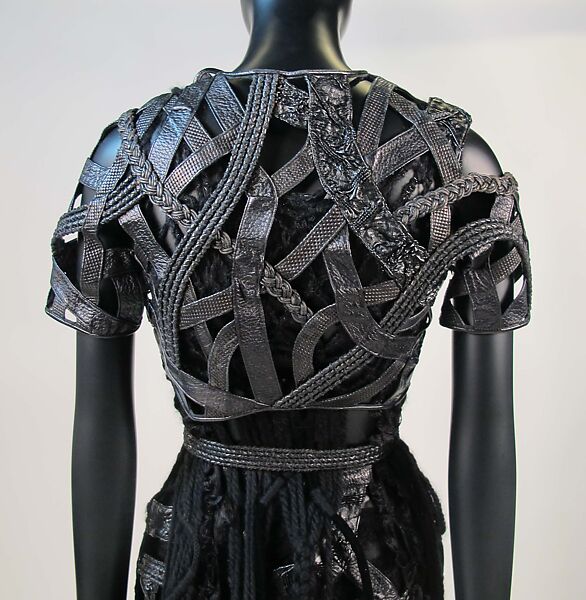 Ensemble, Rodarte (American, founded 2005), leather, wool, silk, metal, synthetic, American