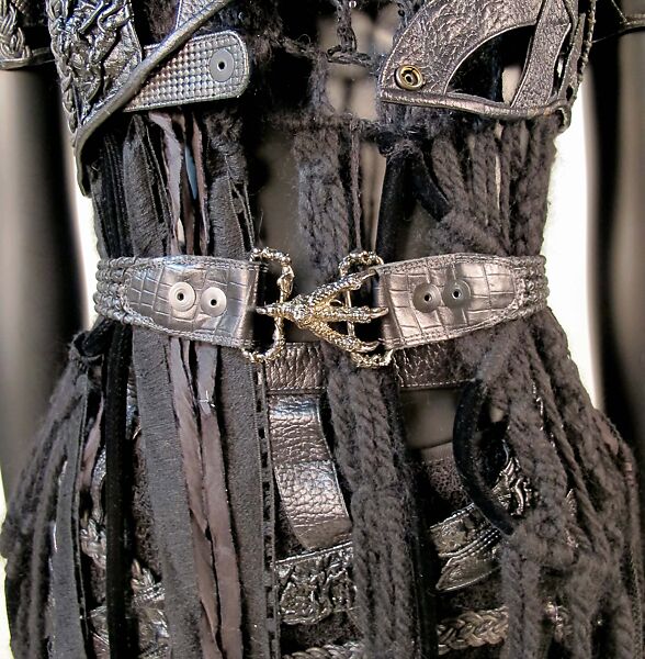 Ensemble, Rodarte (American, founded 2005), leather, wool, silk, metal, synthetic, American