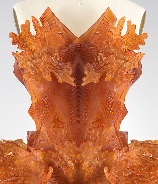 Dress, Iris van Herpen (Dutch, founded 2007), plastic (epoxy-acrylate polymer), Dutch