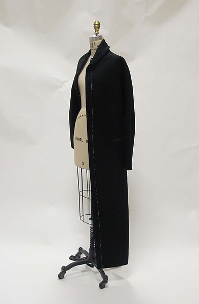 Coat, Maison Margiela (French, founded 1988), wool, metal, cotton, French