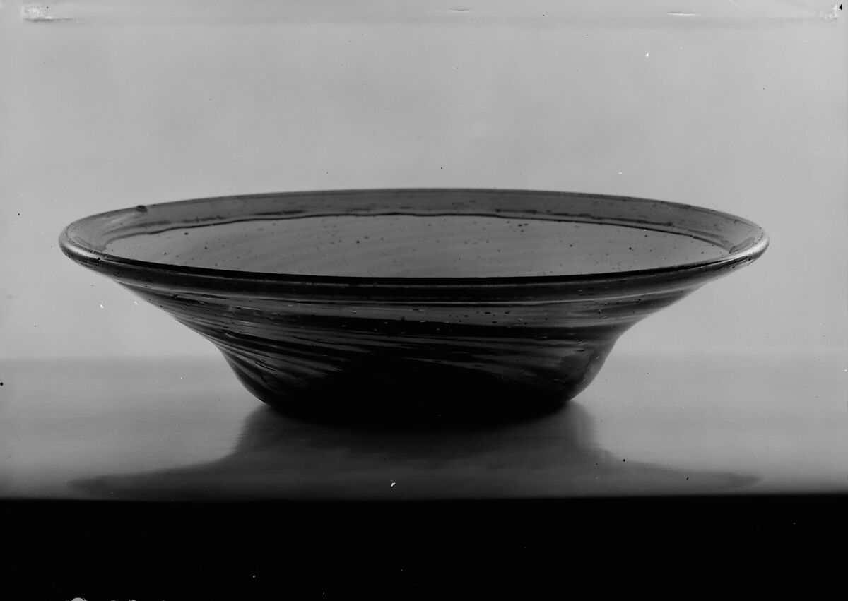 Bowl, Blown pattern-molded lead glass, American 