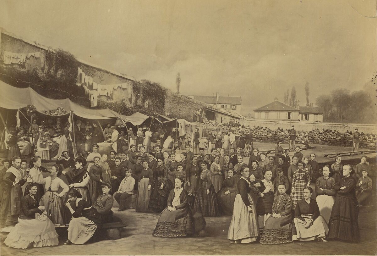 Prison des Chantiers, le 15 août 1871, Versailles, Ernest Eugène Appert (French, 1831–1891), Albumen silver print from glass negative 