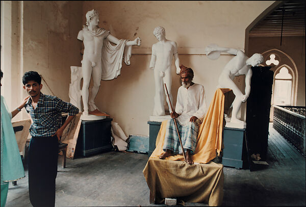 A Model, J.J. School of Art, Bombay, Maharashtra, Raghubir Singh (Indian, 1942–1999), Chromogenic print 